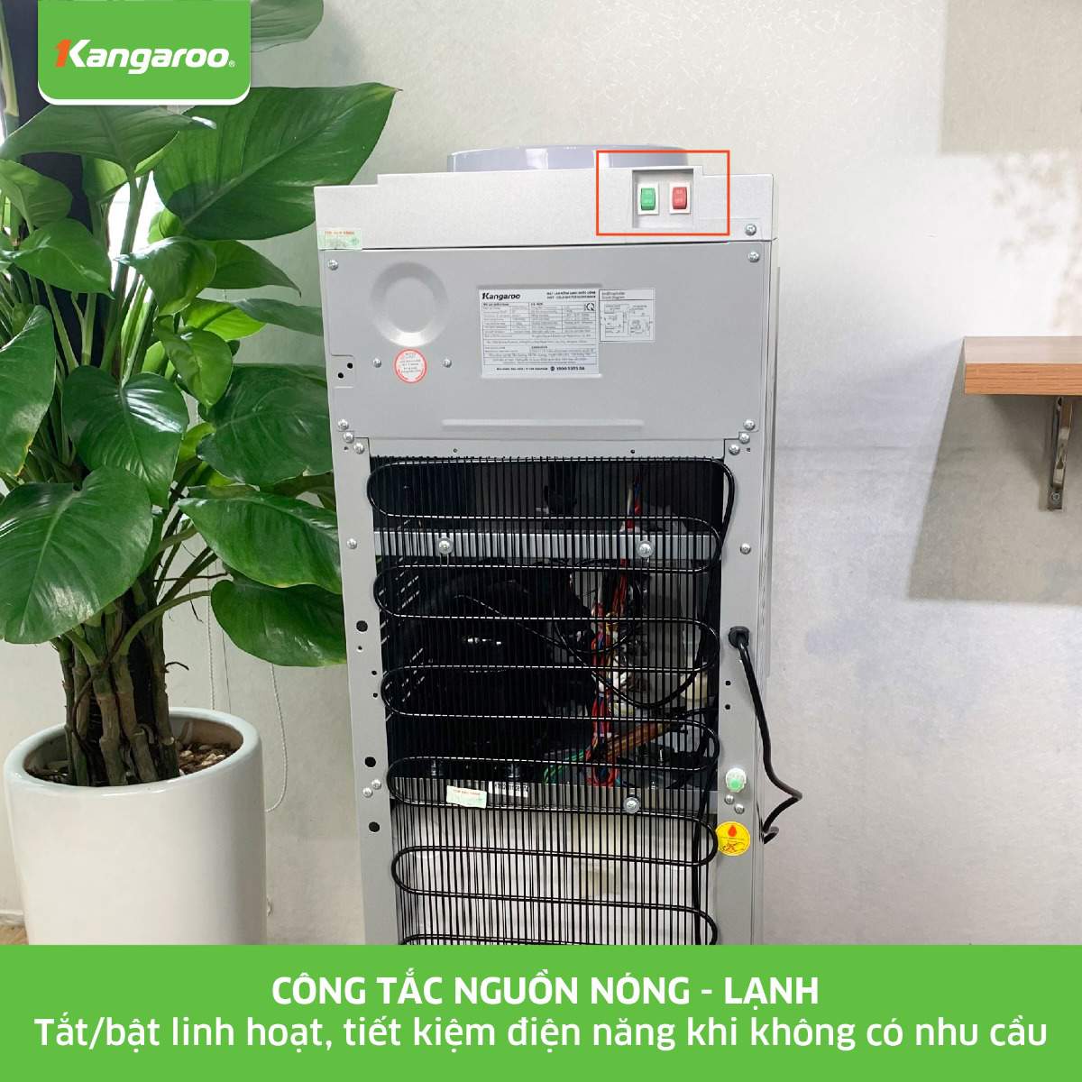 Cây nước nóng lạnh Kangaroo KG40N